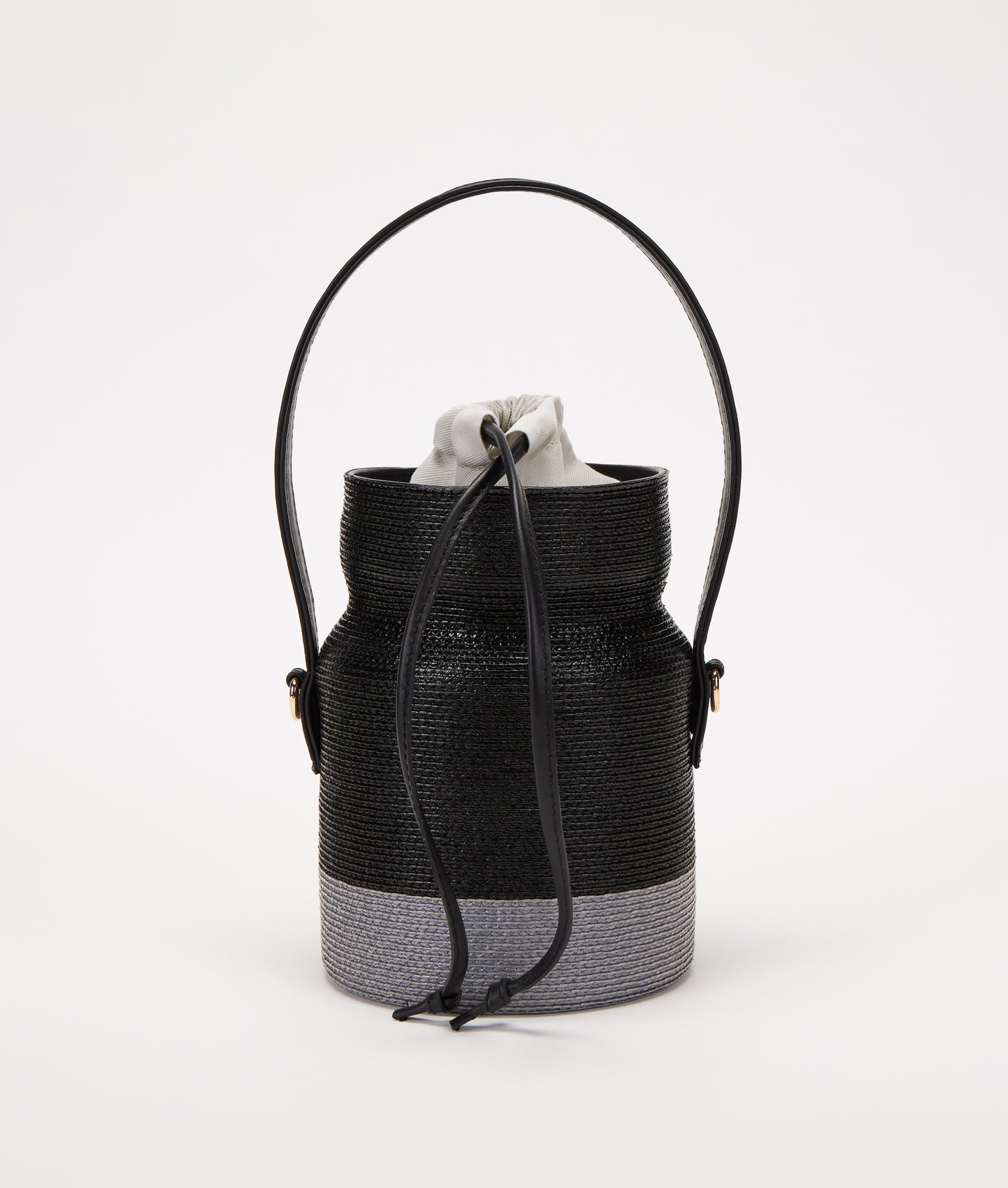 Kylix two-toned gloss straw bucket