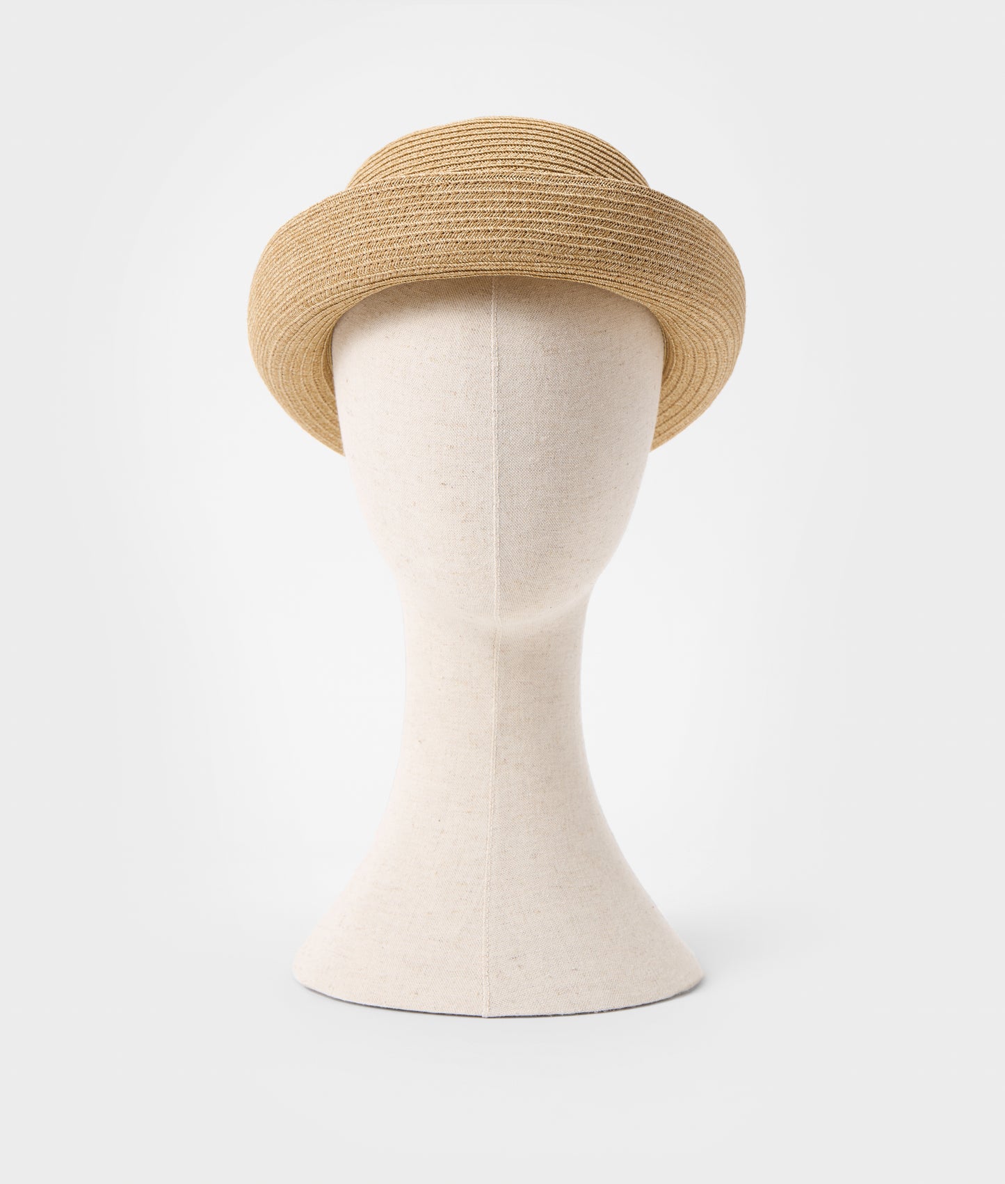 Paper hat with turned brim