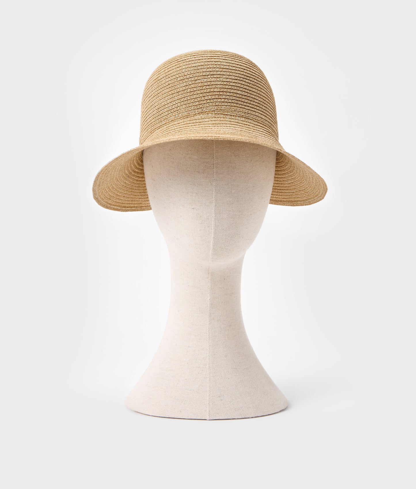 Paper hat with crossed brim