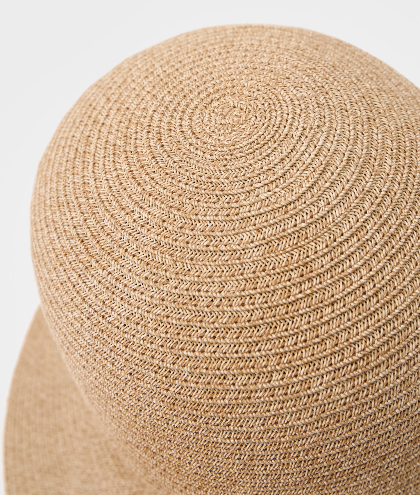Paper hat with crossed brim